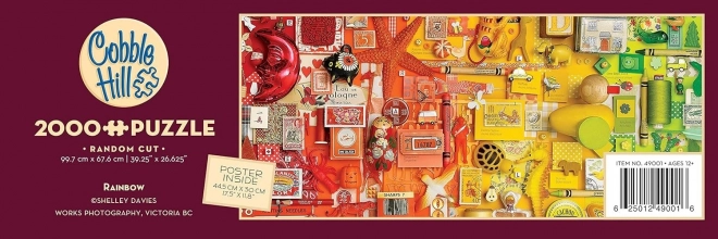 Puzzle curcubeu COBBLE HILL 2000 piese