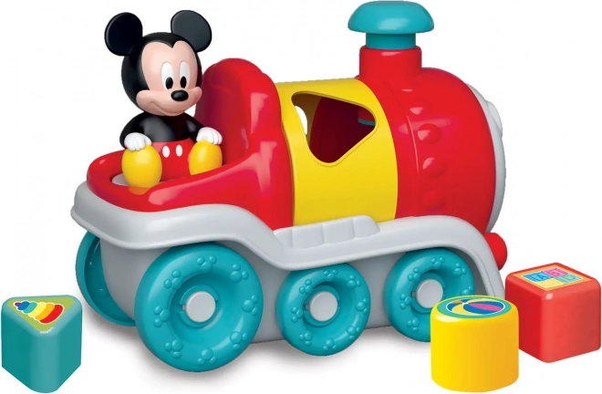 Trenuleț cu forme Mickey Mouse CLEMENTONI BABY Disney