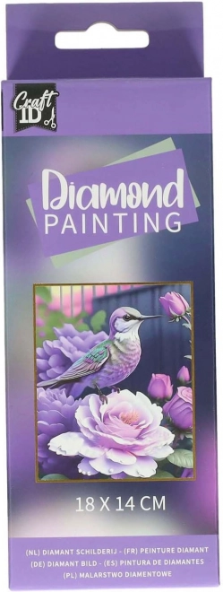Pictură diamant Păsărică 14x18 cm de la Craft ID