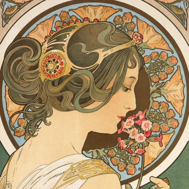 calendar de notițe Alfons Mucha 2025