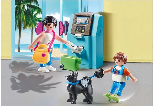 Turist cu bancomat de la Playmobil