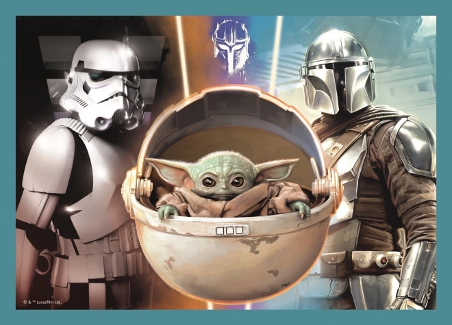 puzzle Star Wars Mandalorian 4 în 1