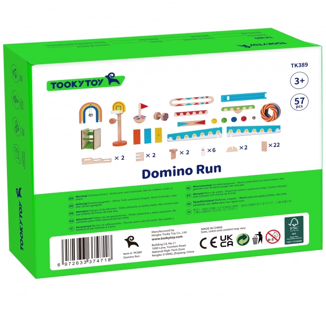 Domino din lemn pentru copii Crazy