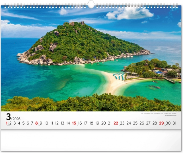 Calendar de perete Marea 2026