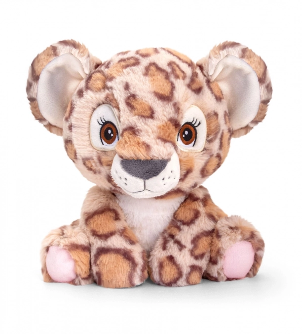 Jucărie de pluș leopard Keeleco ecologică 16 cm