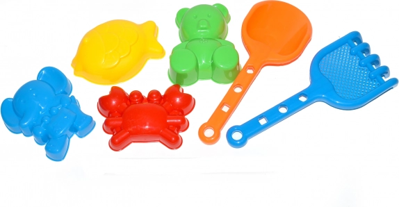 Set de nisip Animale 6 buc