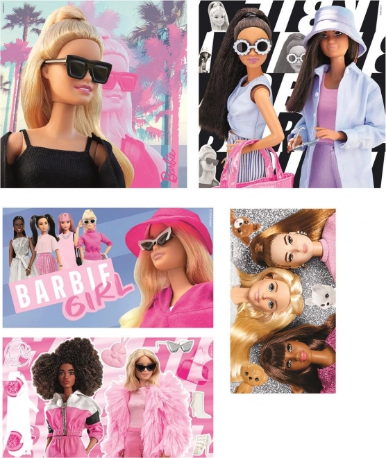 Puzzle Barbie 10 în 1