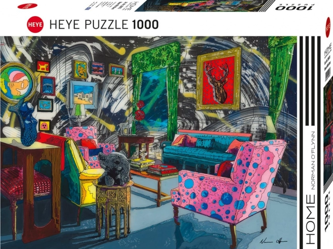 Puzzle 1000 de piese: Cameră cu cerb