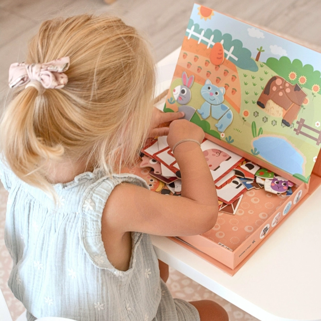 Puzzle Magnetic de Fermă Tooky Toy