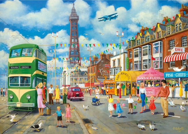 Puzzle Promenada Blackpool 1000 piese