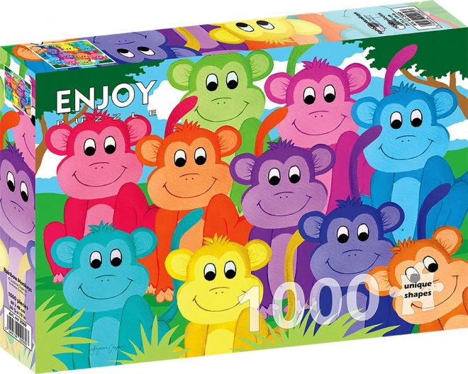 Puzzle Duhové maimuțe 1000 piese