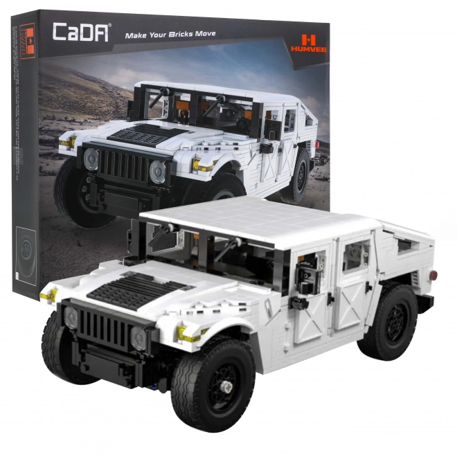 jucărie de construcție vehicul militar Humvee pentru copii 8+