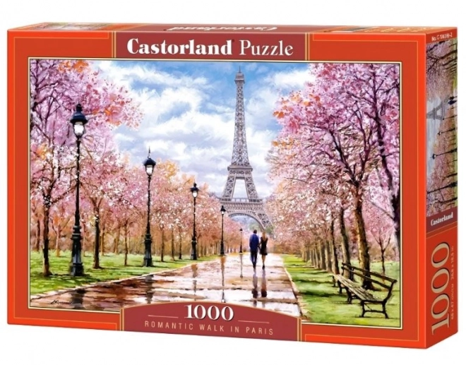 Romantic Walk in Paris puzzler Castorland 1000 piese