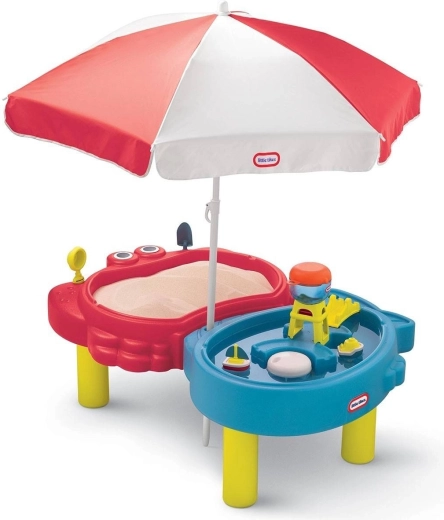 Umbrelă integrată pentru joacă la umbră