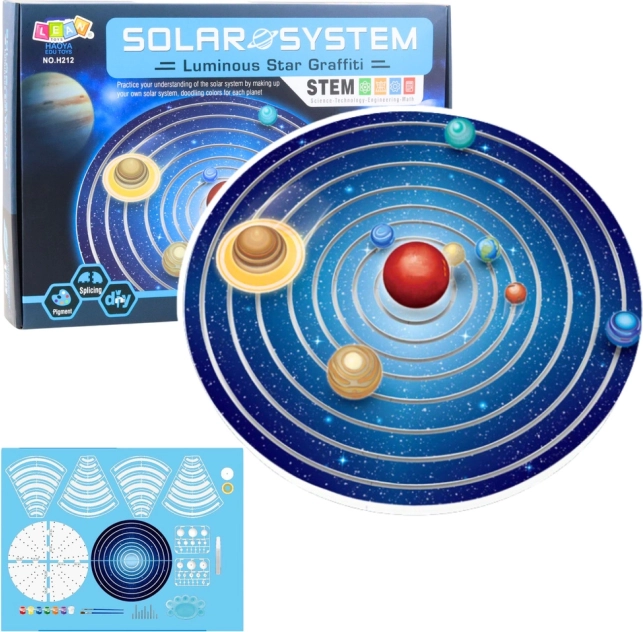 Set creativ educativ Sistem Solar DIY
