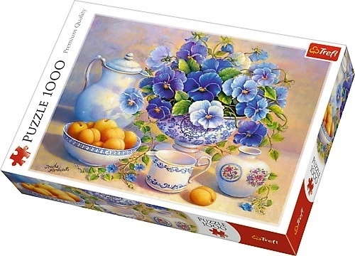 Puzzle Flori Albastre 1000 piese