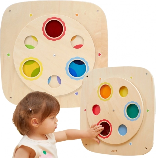 Disc rotativ pentru amestecarea culorilor