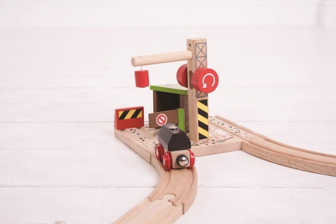 Mina de cărbune cu macara Bigjigs Rail