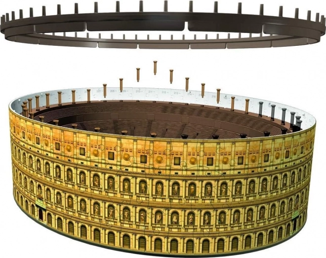 Puzzle 3D Nocturn Colosseum Roma