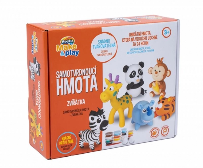 Pastă de modelaj cu întărire naturală – animale