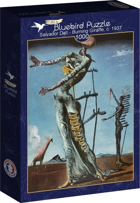 Puzzle Salvador Dalí - Girafa arzând 1000 piese