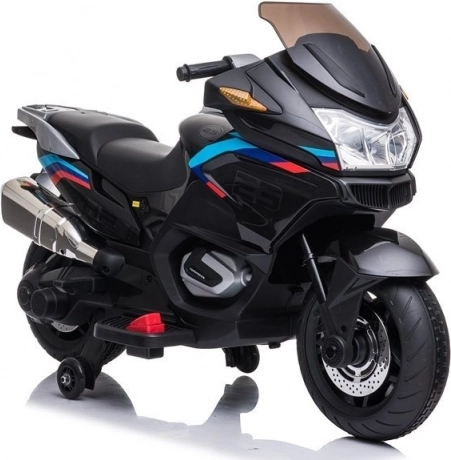 Motocicletă pentru copii cu baterii XMX609 negru
