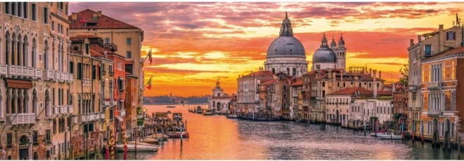 Puzzle 1000 de piese Compact Panorama Canalul Mare Veneția