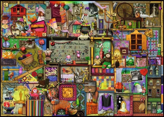 Puzzle Ravensburger 1000 piese - Dulap deosebit