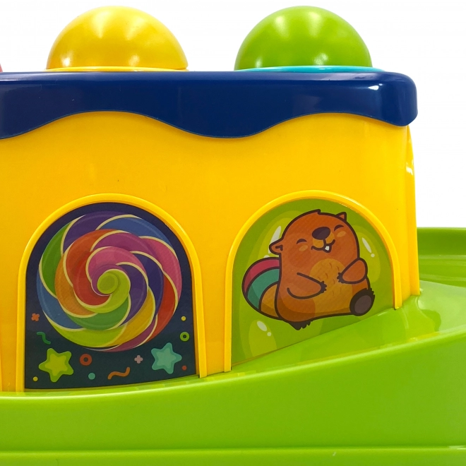 Culorata lovitură cu ciocan Montessori de la Woopie