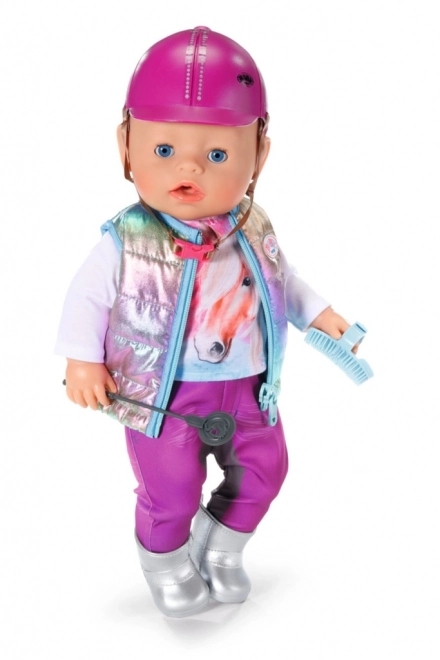 Set BABY born pentru echitație păpuși 43 cm