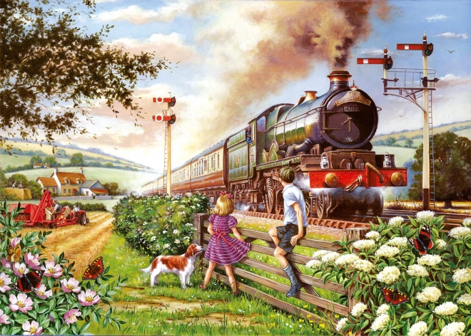 Puzzle Copii Feroviari 1000 piese