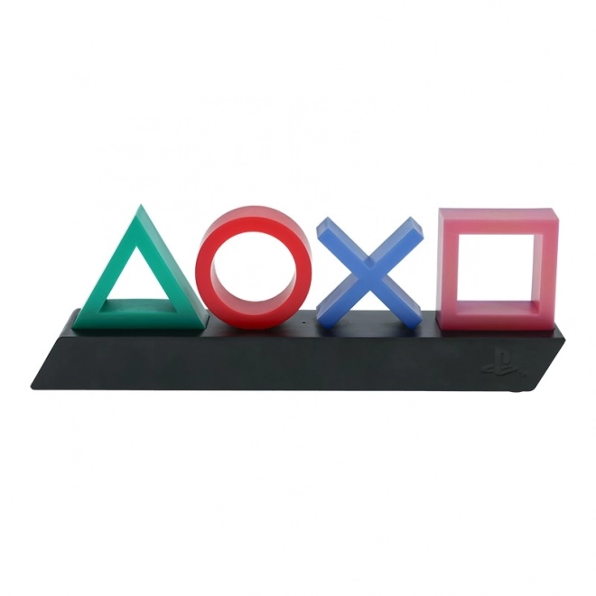 Lampa PlayStation cu simboluri iconice