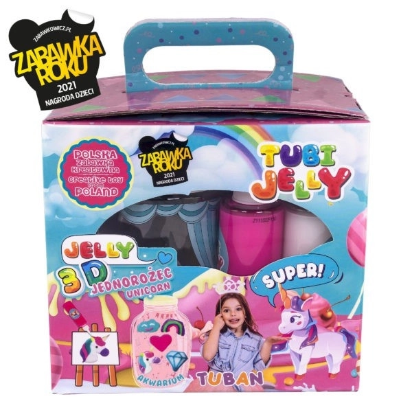 Set Tubi Jelly 6 culori acvariu mic Unicorn