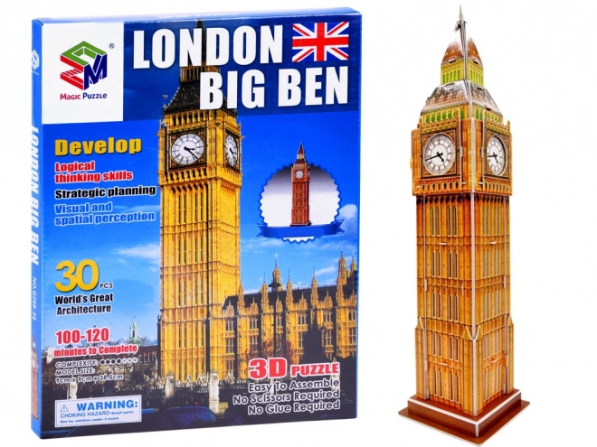 Puzzle 3D Big Ben Londra