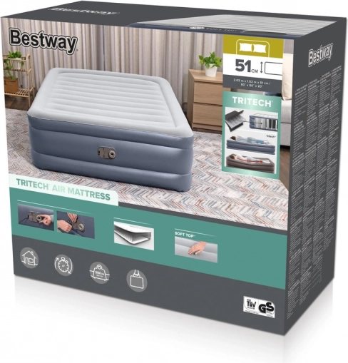 Saltea gonflabilă Bestway 203 x 152 x 51 cm