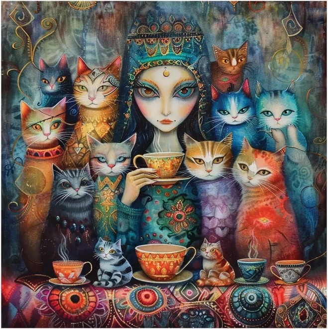 Puzzle pătrat Anatolian Magicul ochilor 1024 piese