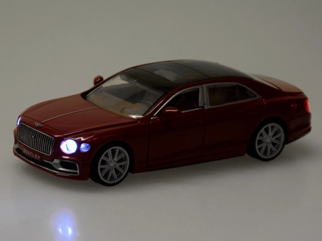 Model metalic Bentley Flying Spur Hybrid cu sunet si lumini