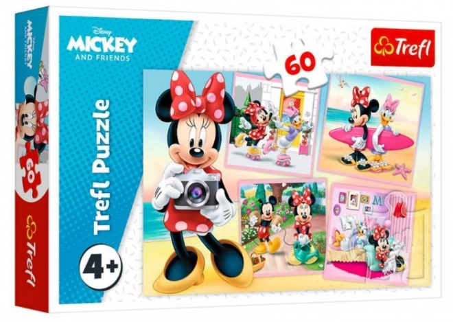 Puzzle 60 piese Minunata Minnie