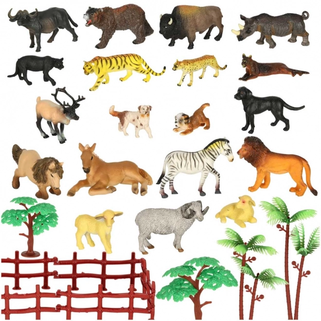 Set figurine animale zoo