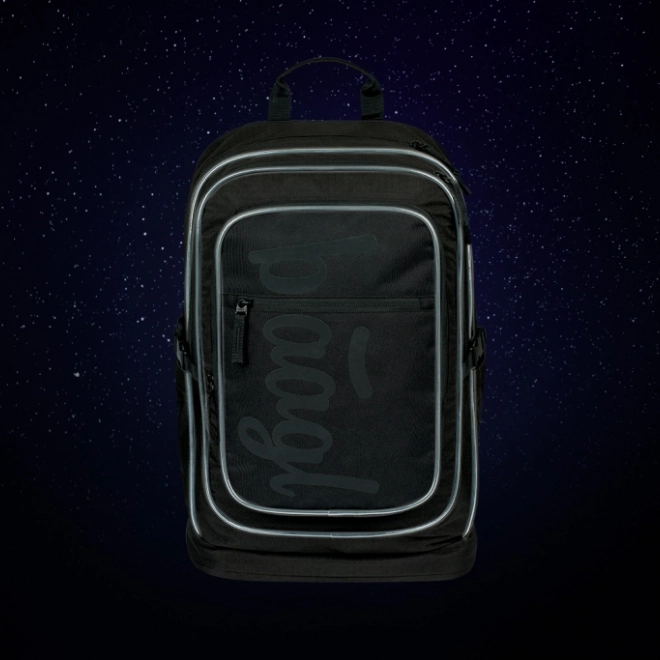 Set școlar BAAGL: Rucsac, Penar și Săculeț Cubic Uni Negru