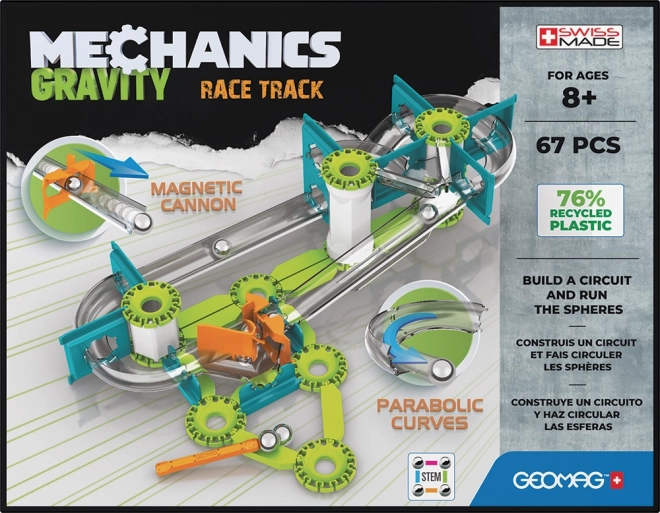 Set de construcție Geomag Mechanics Gravity 67 de elemente