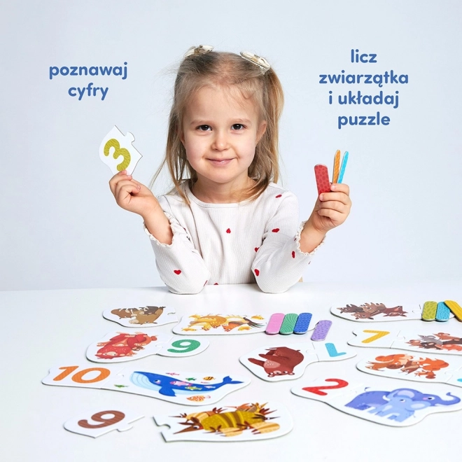 Puzzle de potrivire - numere