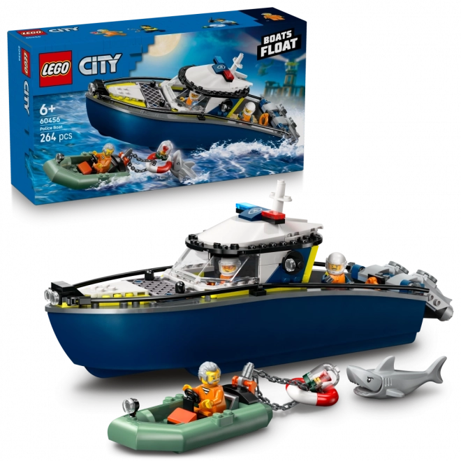 LEGO City Urmărire în barca poliției