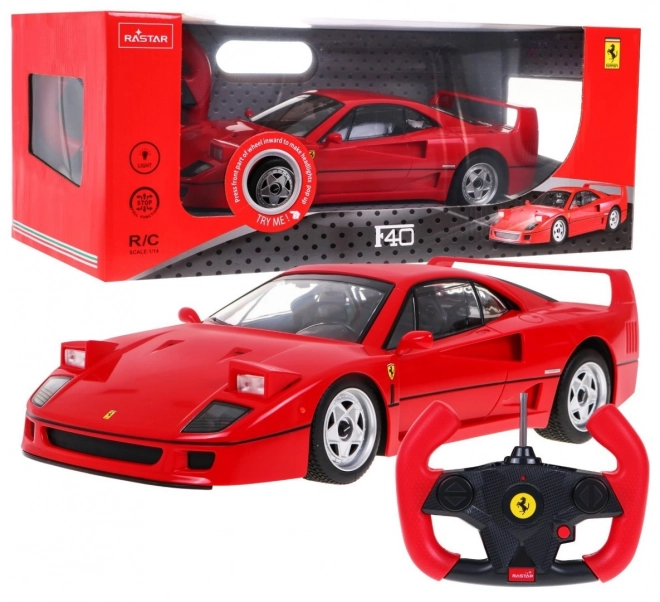 Mașină Ferrari F40 RASTAR telecomandată 1:14