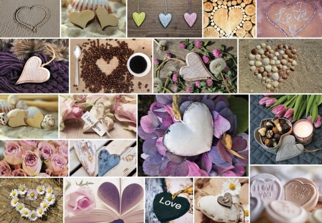 Puzzle Grafika Miluji Te 1000 Piese