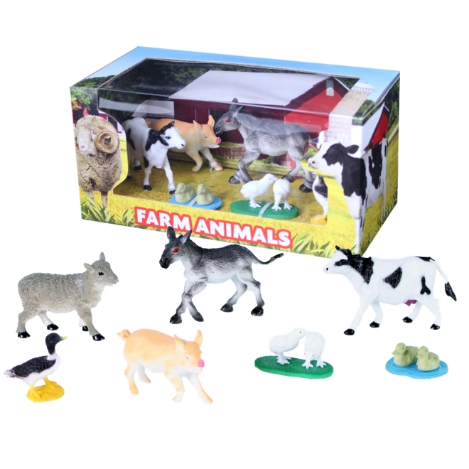 Animale domestice set 7 bucăți în cutie