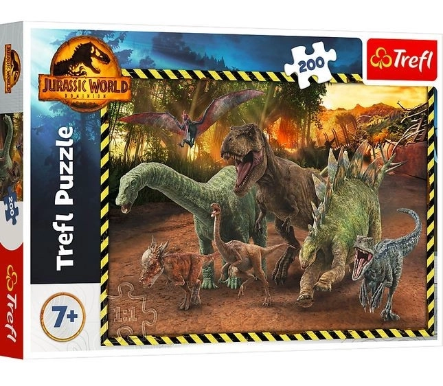 Puzzle 200 piese dinozauri Jurassic Park