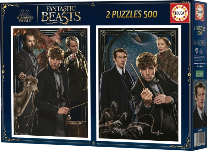 Puzzle Fantastic Beasts 2x500 piese