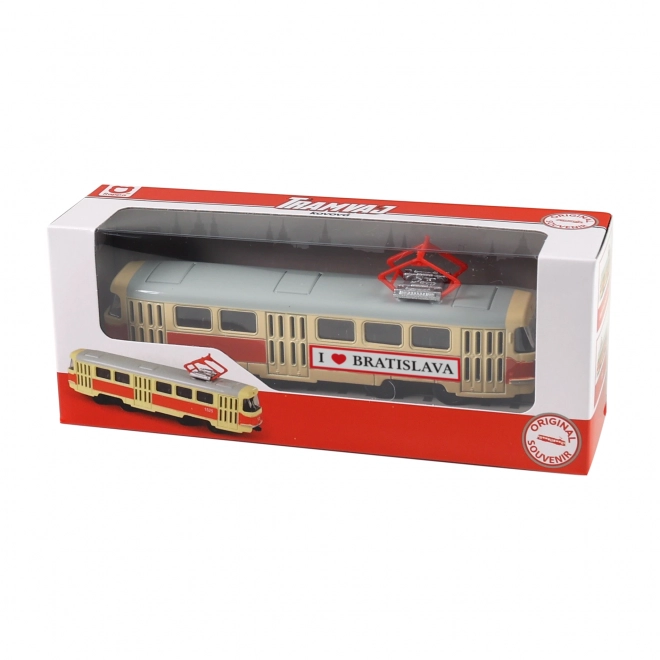 Tramvai retro metalică Bratislava 16 cm