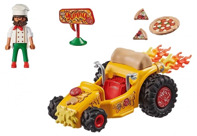 Set figurine Playmobil Funstars Racing: Pizza